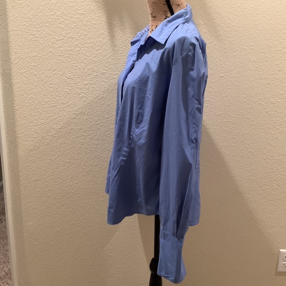 Women’s Moda International Long Sleeve Button Down Top - Picture 6 of 13
